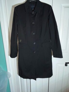 Banana Republic Classic Button Lined Trench Coat M Minimalist Academia  AA20